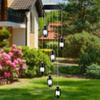 Solar Wind Chimes Vintage Bottle Color-Changing Light Mobile Hanging Chimes Gifts for Mom Teacher Garden Decoration Waterproof