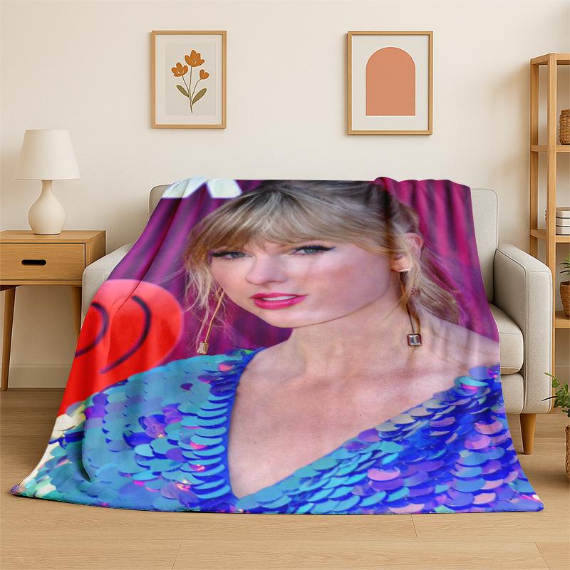Плед singer T-Taylor Singer Music Фланелевый Мягкий Теплый Плед для Спальни Гостиной Кровати Путешествий Кемпинга Пикника Подарок