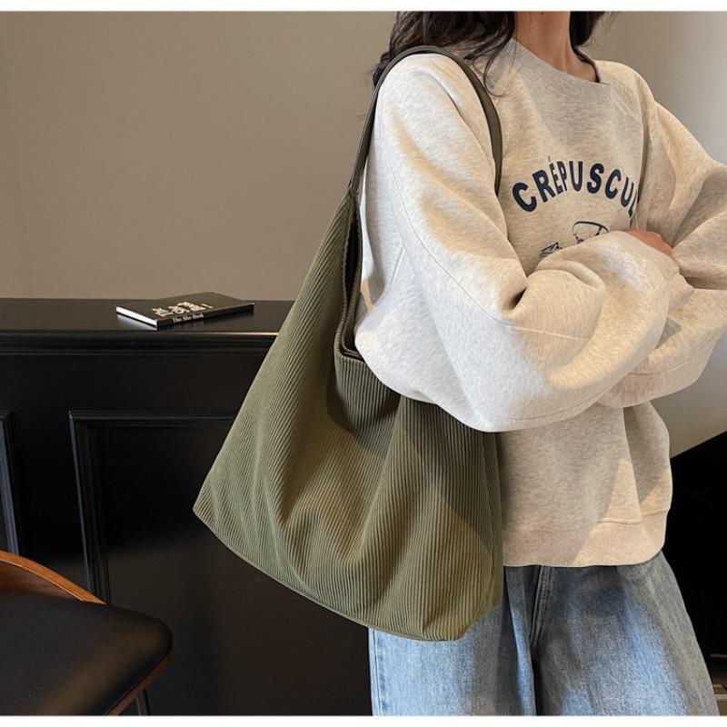 New Simple and Large-capacity Commuter Bag Lazy and Casual Shoulder Tote Bag Light and Durable Versatile Shoulder Bag