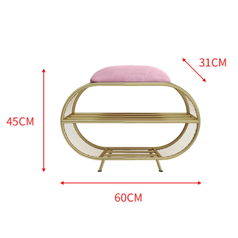 Металлическая полка для обуви с сиденьем, креативный табурет для пеленания обуви, входная мебель, полка для хранения вещей, экономящая место скамья, шкафы для прихожей