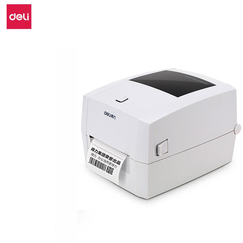 Deli DL-888T 108MM Двухрежимный принтер этикеток с термотрансферной печатью CN вилка (адаптер в комплекте)