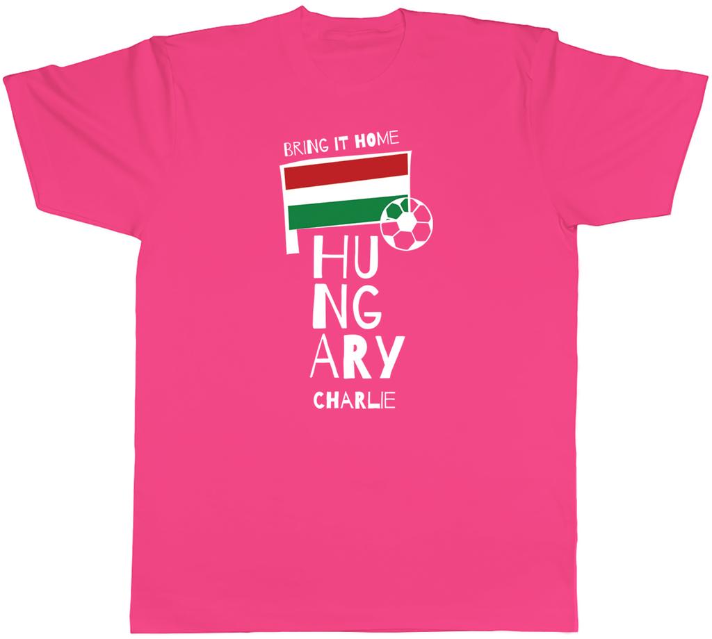 Personalised Hungary Football Unisex TShirt Bring it Home Soccer Fan Supporter Tee