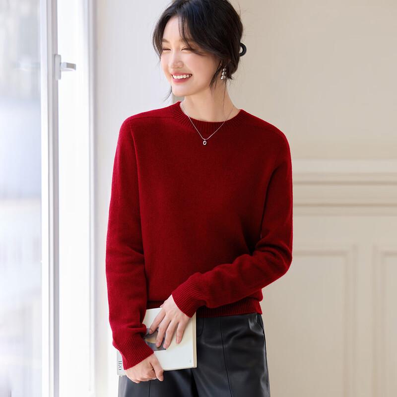 Srcr Women's 100% Wool Autumn/Winter Knit Sweater