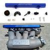 Suitable for Honda Civic K20 K24 FD2 CL7 DC5 Fuel Rail K Series Fuel Rail with Oil Pressure Gauge
