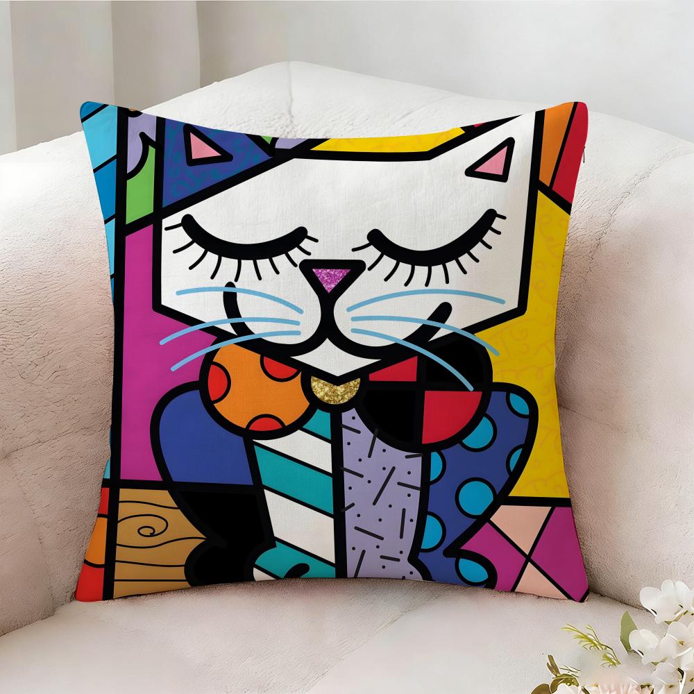 Singer Romero B-Britto Pillow Case Pillowcase, Double-Sided Printed, Sofa Cushion, Bedroom Headboard Pillow