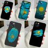 Чехол с флагом Казахстана для iPhone 14 16 15 Pro Max 11 12 13 Mini 7 8 Plus X XR XS MAX, мягкий противоударный чехол