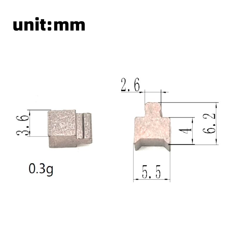 10 шт. Аксессуары для DIY Замена угольных щеток двигателя для Rs550 Hitachi Metabo Worx