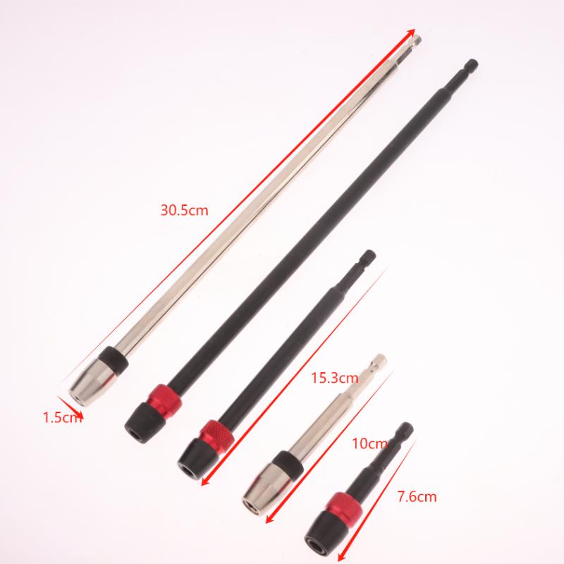 75/100/150/300ММ 1/4 Дюйма Шестигранный Быстросъемный Держатель Удлинителя Биты для Электрической Отвертки Ручные Инструменты