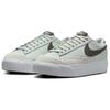Nike Blazer Platform Comfortable Versatile Non-Slip Durable Low-Top Skate Shoes Women Sneaker Green Brown DJ0292-004