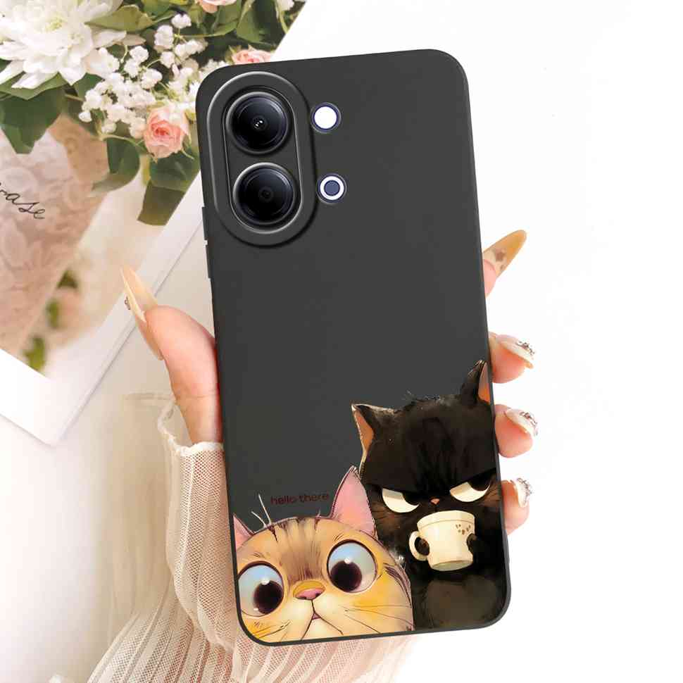For vivo Y05 4G Case Fashion Colorful Flower Cartoon Silicone Back Cover For Vivo Y11D VIVO Y05 4G Bumper Phone Cases Fundas