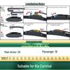 Безкаркасная тихая щетка стеклоочистителя для Kia Carnival