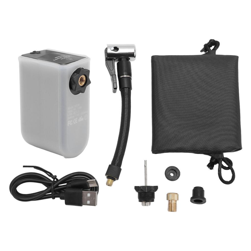 Portable Tire Inflator 100PSI High Pressure Cordless Air Pump for Road Mountain Cycling and Ball