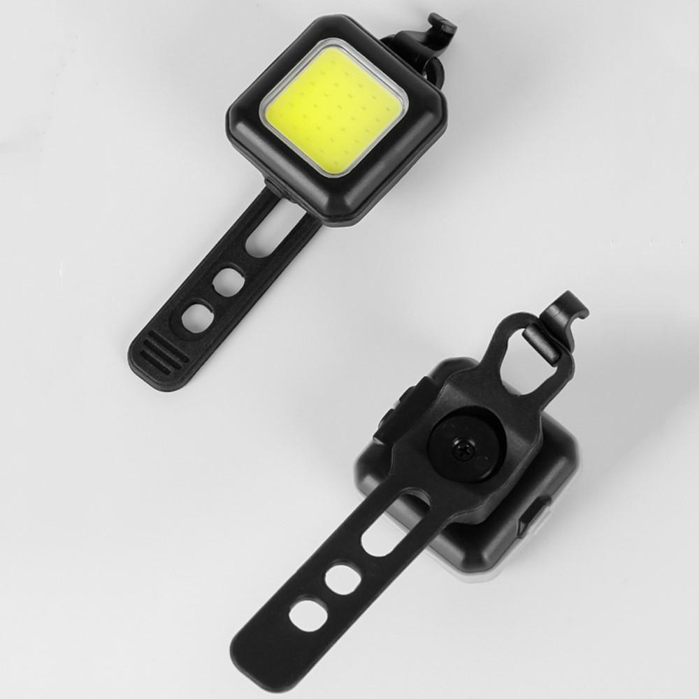 Bicycle Headlight and Tail Light Set Type-C Charging Night Riding Warning Light Suitable for Most Bikes