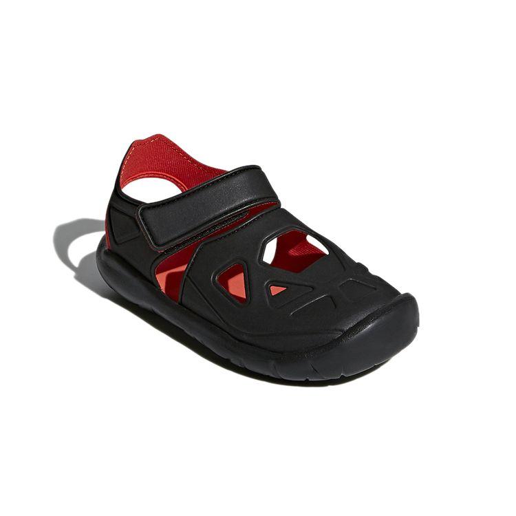 Adidas Fortaswim Simple Non-Slip Childrens Sandals Kids Sandals Black DB0486