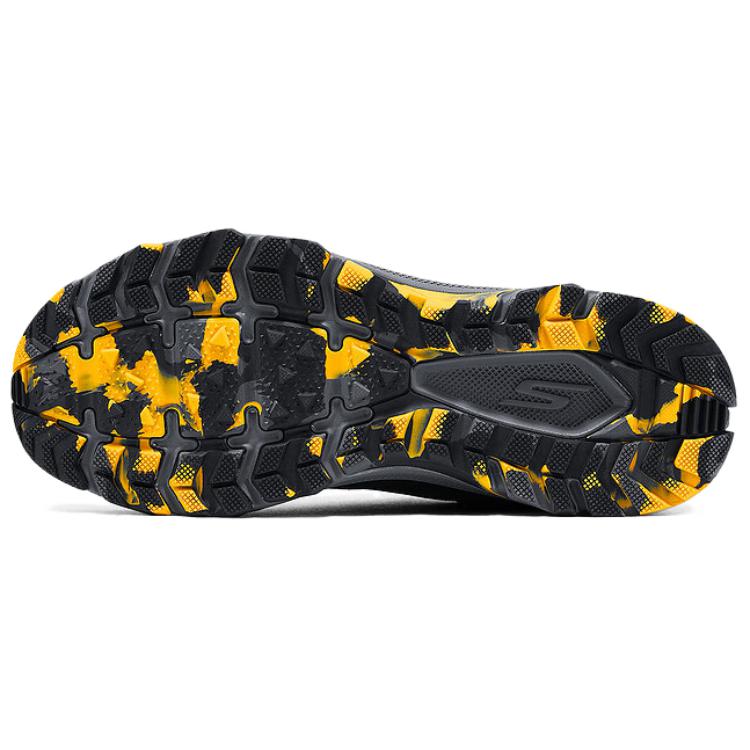 Skechers Мужские Удобные Универсальные Нескользящие Прочные Низкие Кроссовки для Трейл-Раннинга Черный Желтый 220754C-BKYL