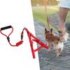 Жилет для домашних животных с поводком Регулируемая быстроразъемная пряжка с защитой от побега Маленькая и большая нагрудная шлейка для кошек и щенков Тяговая веревка Товары для домашних животных