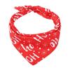 Santa Claus Pet Costume Accessories Printing Bibs Pet Bandana Collar Triangle Scarf Dog Cat