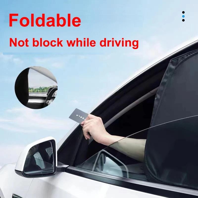 For Tesla Model Y L YL 2026 Side Window Privacy Sunshade Front Rear Windshield Sunshade Visor Outdoor Glass Roof Blind Shading
