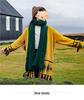 Women's Yellow Ethnic Tassel Knit Cardigan Coat