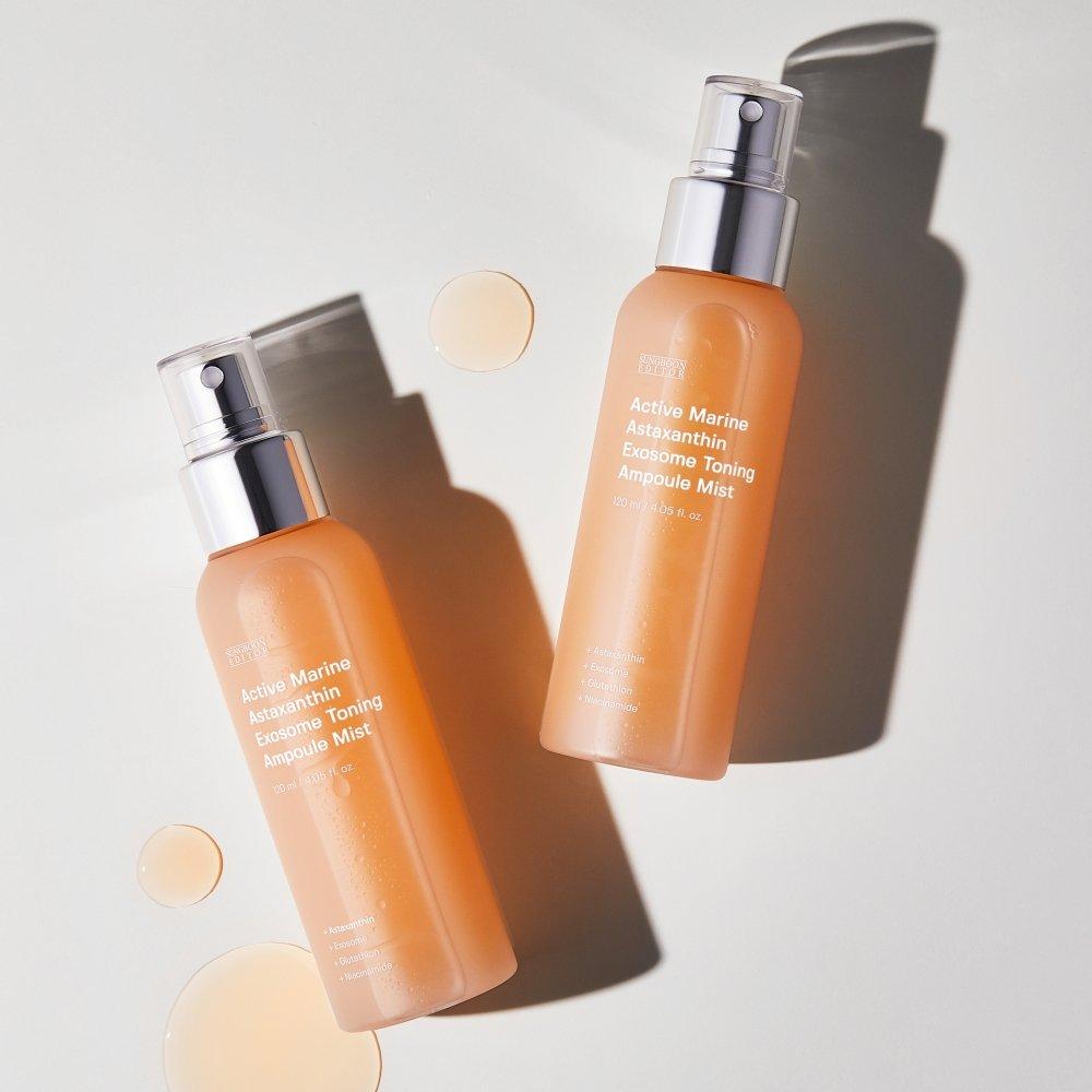 SUNGBOON EDITOR Активный морской астаксантин экзосома тонизирующий ампульный спрей 120 мл