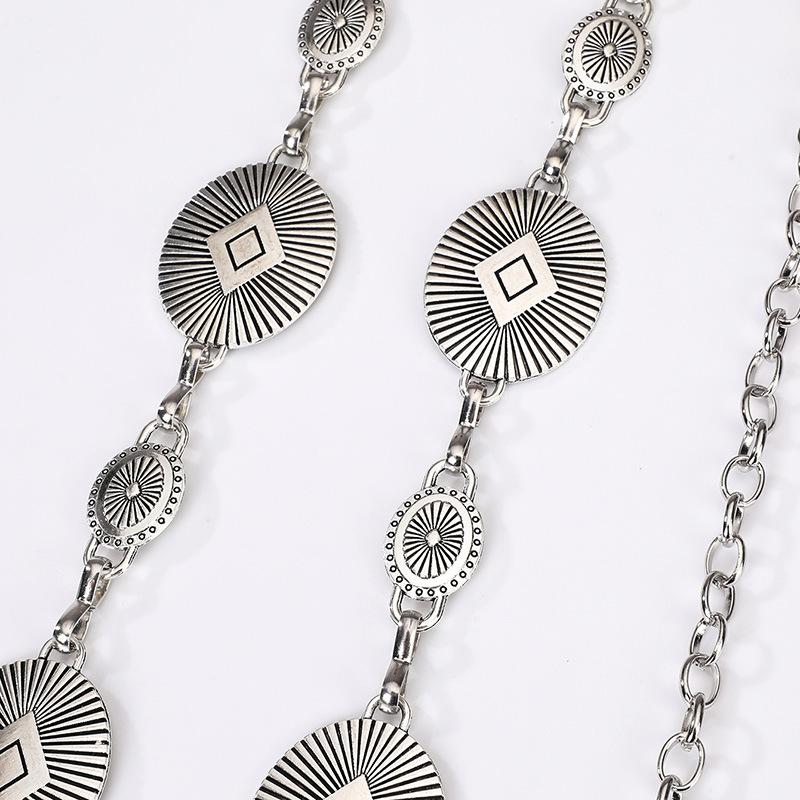 Women's Waist Chain Geometric Metal Versatile Waist Chain Fashion Women's Waist Chain