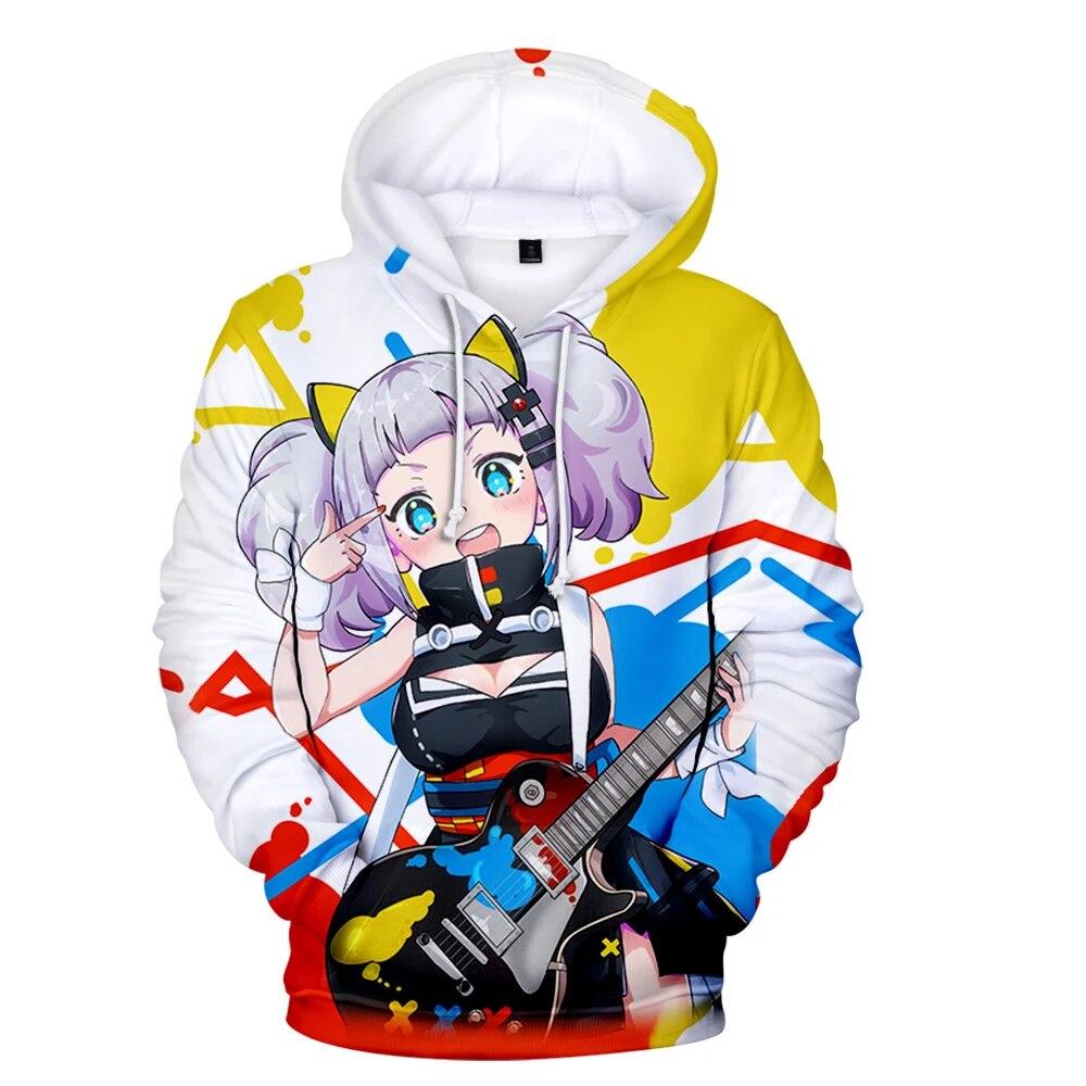 Горячая толстовка унисекс с 3D принтом Kaguya Luna, повседневный пуловер большого размера, популярная уличная одежда, модная толстовка, трендовая одежда унисекс