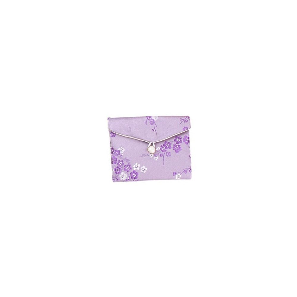 Embroidered Jewelery Bag Buckle Coin Purse Gift Jewelery Storage Bag Girl