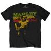 Футболка Bob Marley Roots Rock Reggae Черная Новая Унисекс Футболка - Мужская Летняя Хлопковая Графическая Футболка