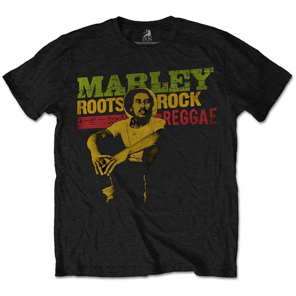Футболка Bob Marley Roots Rock Reggae Черная Новая Унисекс Футболка