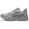 Li Ning Running Series Casual Comfortable Shock Absorption Non-Slip Low-Top Running Shoes Men Sneakers Gray ARLS013-2