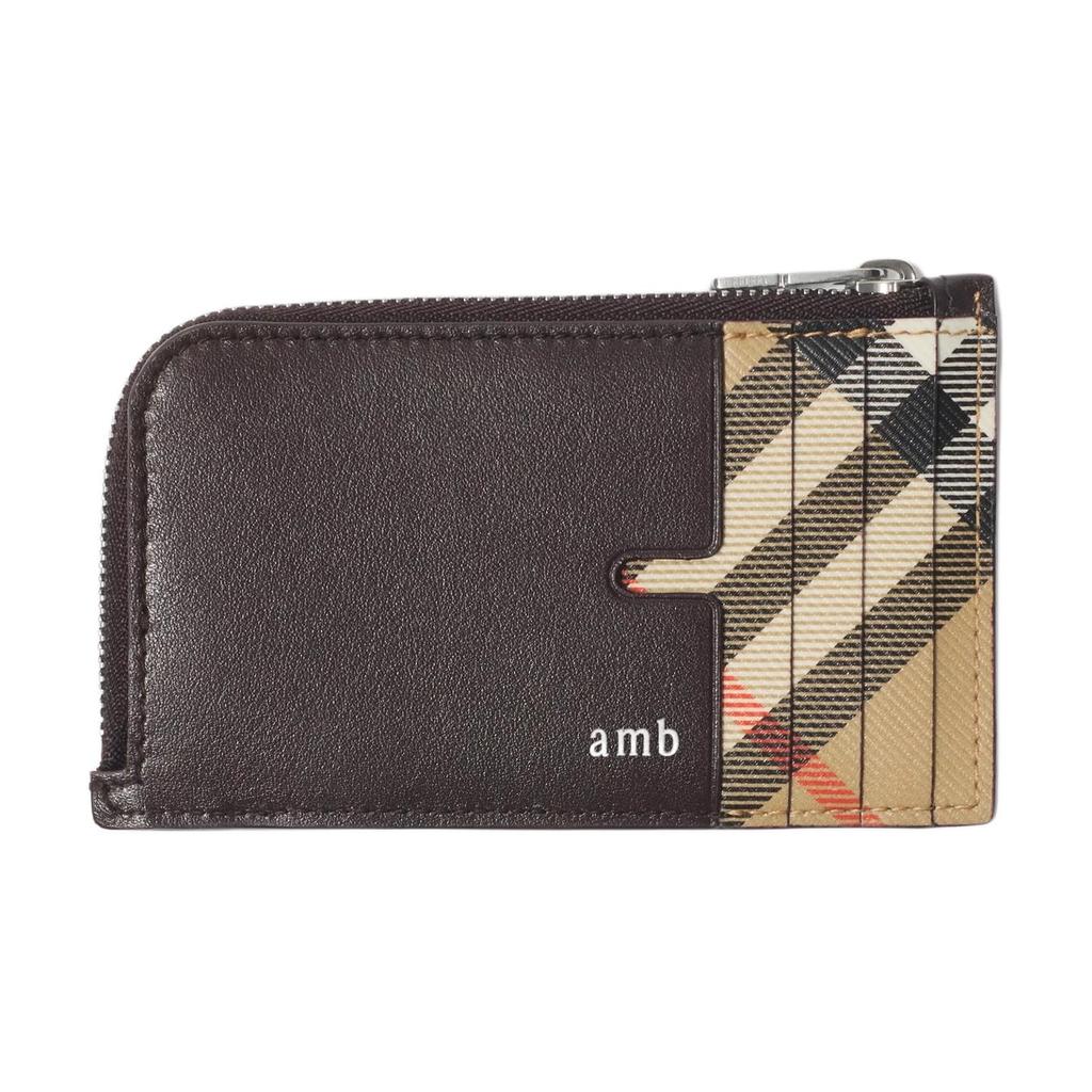 Burberry Embossed Equestrian Knight Pattern Leather Card Holder Men accessories Beige 81189391