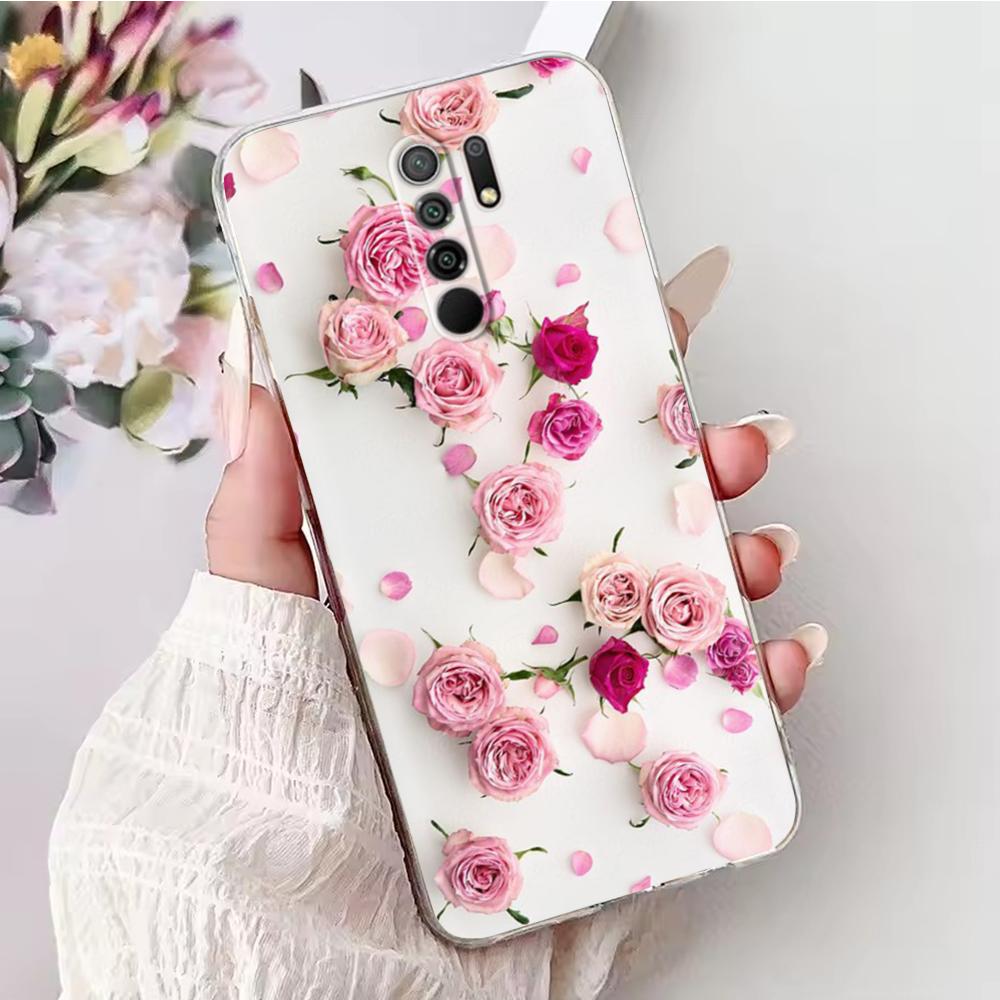 Чехол для телефона для Xiaomi Redmi 9 Чехол Мягкий ТПУ Силиконовая Задняя крышка для Xiaomi Redmi 9 Redmi9 Чехол Прозрачный Бампер Чехол Fundas