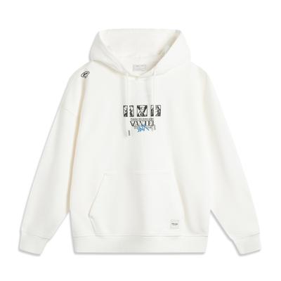 Li Ning X League Of Legends Collaboration Sports Lifestyle Series Dual City Battle Series Пуловер с принтом букв Свободная толстовка с капюшоном Унисекс AWDUF49-5