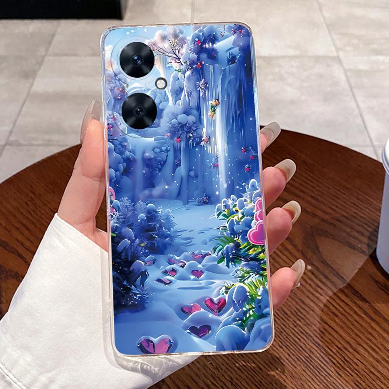Чехол для телефона Huawei Nova 11 SE 12 SE BNE-LX1 Прозрачный Силиконовый Милый Мультяшный Кот Задняя Крышка для Nova 11SE 12SE Бампер