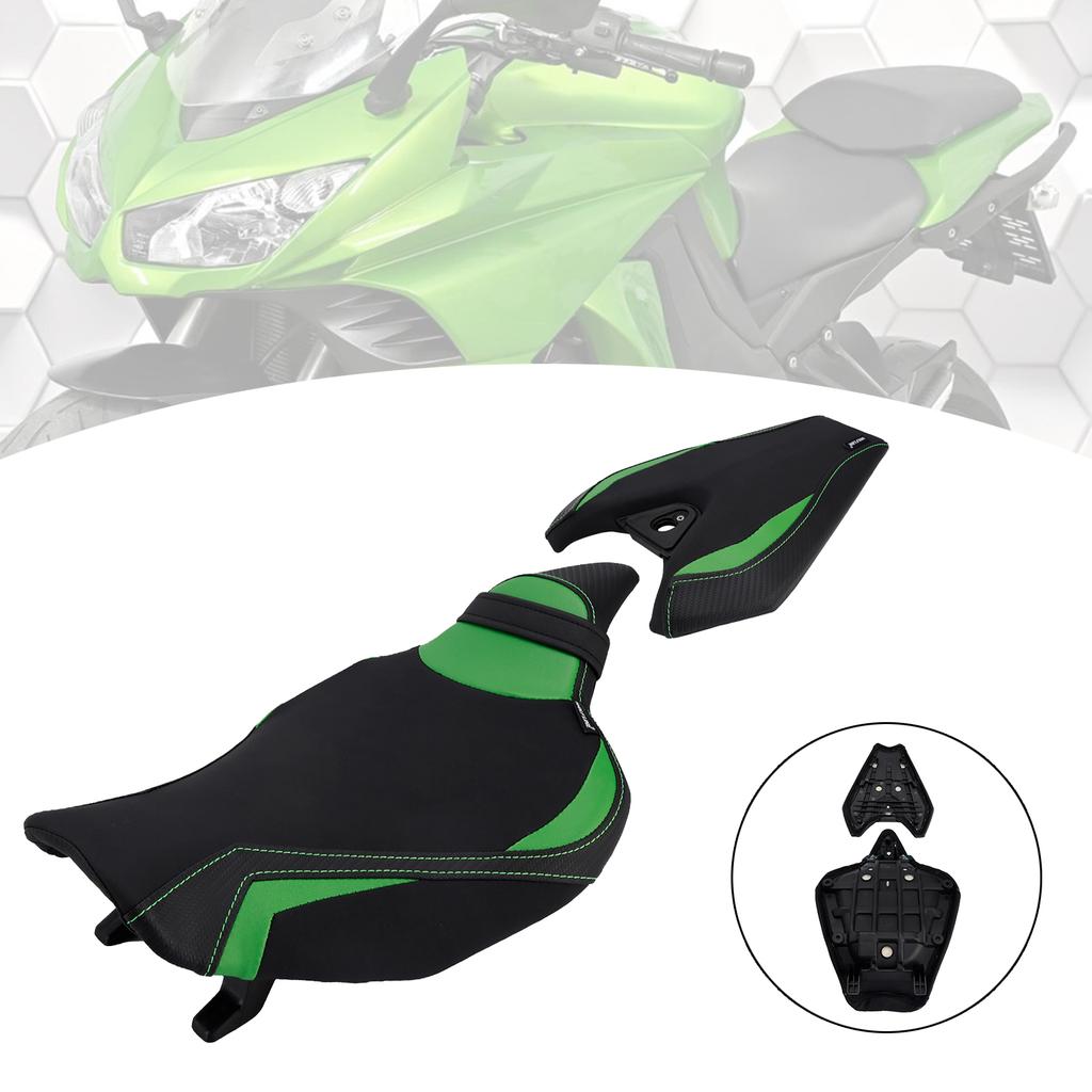 Комплект пассажирского сиденья Raider переднее и заднее Зеленый1 Для Kawasaki Z1000 2014-2025 2024