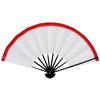 Dance Black White with Same Pattern On Both 129 [Agusuta] Fan, 9.5 Inches, Lacquer, Red, Sides,
