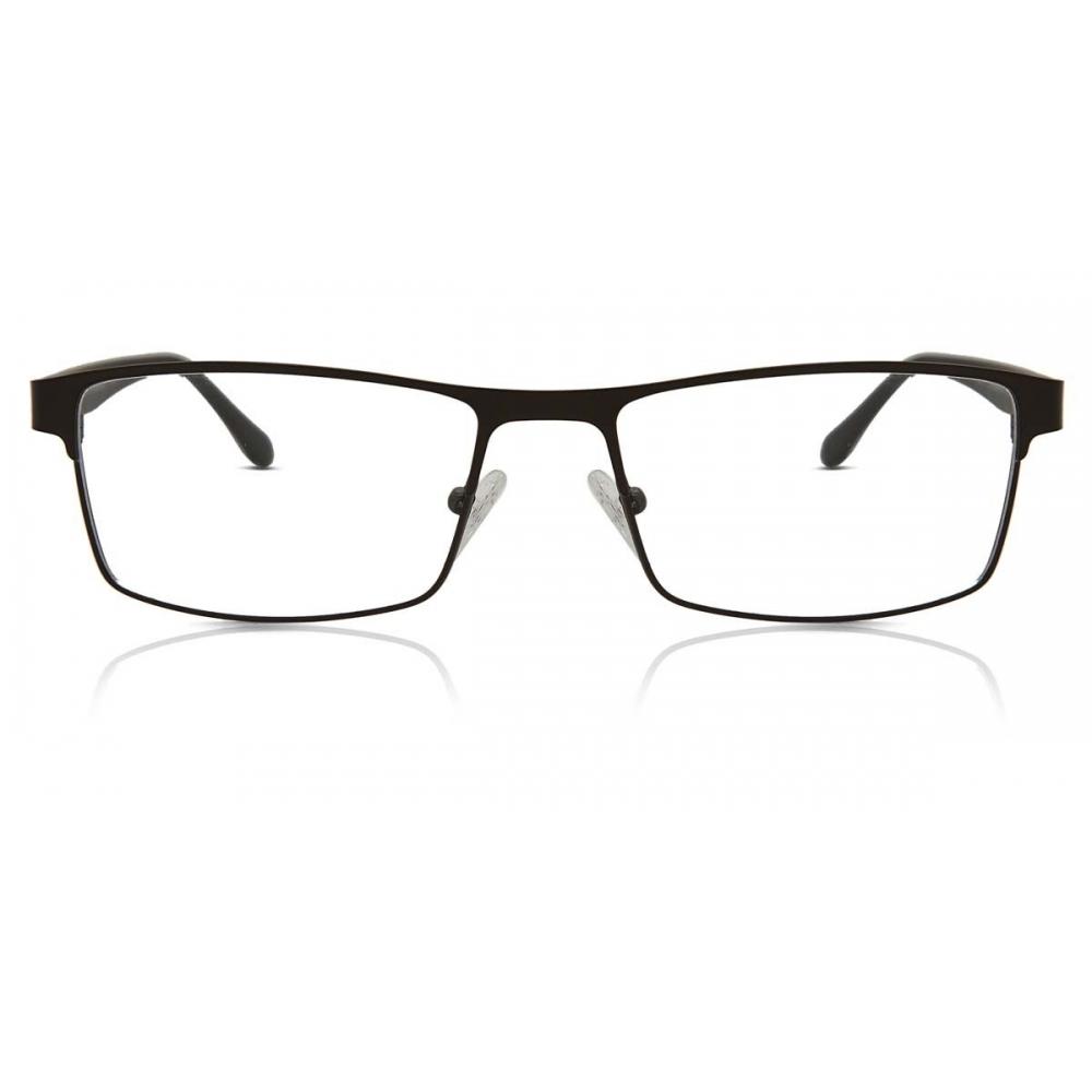 Full Rim Rectangle Dark Gunmetal Smartbuy Collection Arrow Asian Fit 611f Fashion Men Eyeglasses