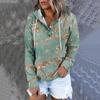 Women's Casual Fashion Print Long Sleeve Pullover Hoodies Sweatshirts