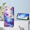 Dream Butterfly Forest Luxury Painted Leather Case Wallet Book Style Cover for Oppo A72/A52/A92 4G,A36 4G,Reno 8/9,Realme 8/9/10/11/12...