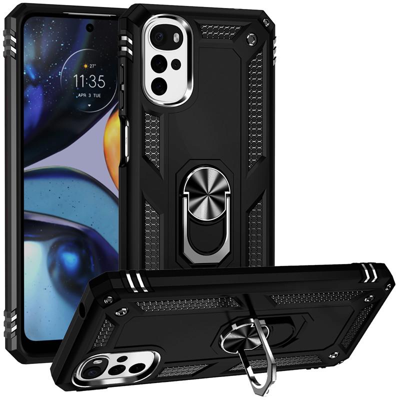 Для Motorola Moto G22 2022 чехол металлическое кольцо подставка бронированный противоударный чехол для Moto G22 G 22 подставка держатель задняя крышка