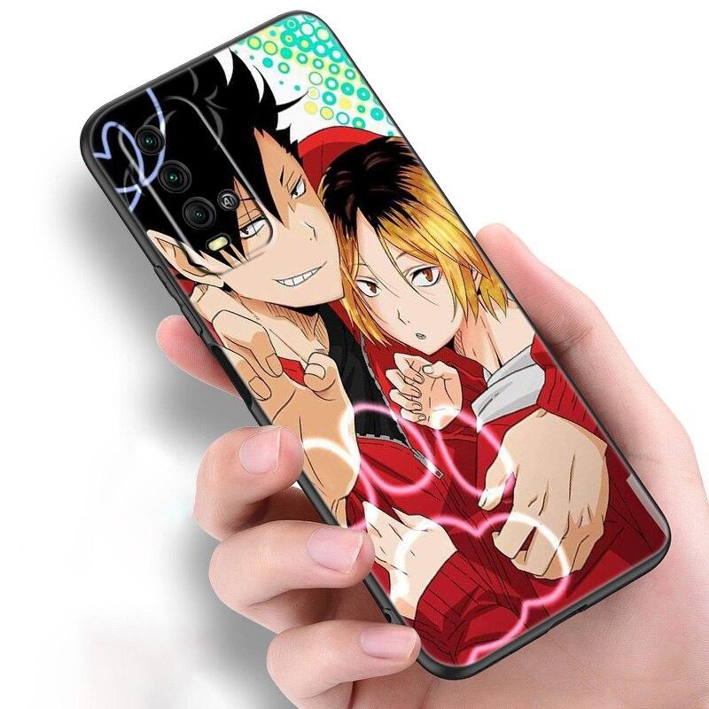 Kozume Kenma Haikyuu аниме силиконовый чехол для телефона для Xiaomi Redmi Note 11 10 9 8 Pro 11T 10T 10S 9S 8T 9 9A 9C 9T черный мягкий чехол