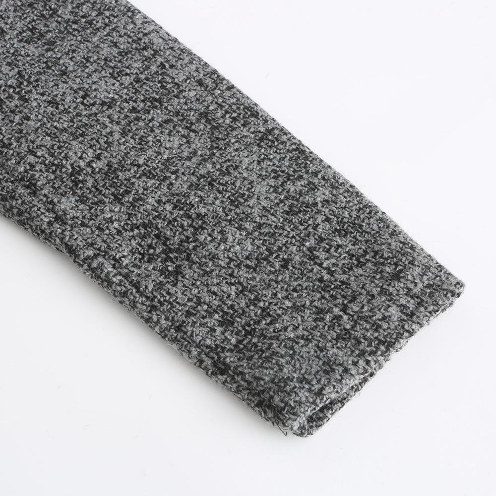 Women's Fall Winter Hooded Wool Solid Color Long Sleeve Chic Warm Coat S-3XL