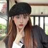 New Hat Female Xiaoxiangfeng Bow Beret Design Sense Niche Winter Bud Hat