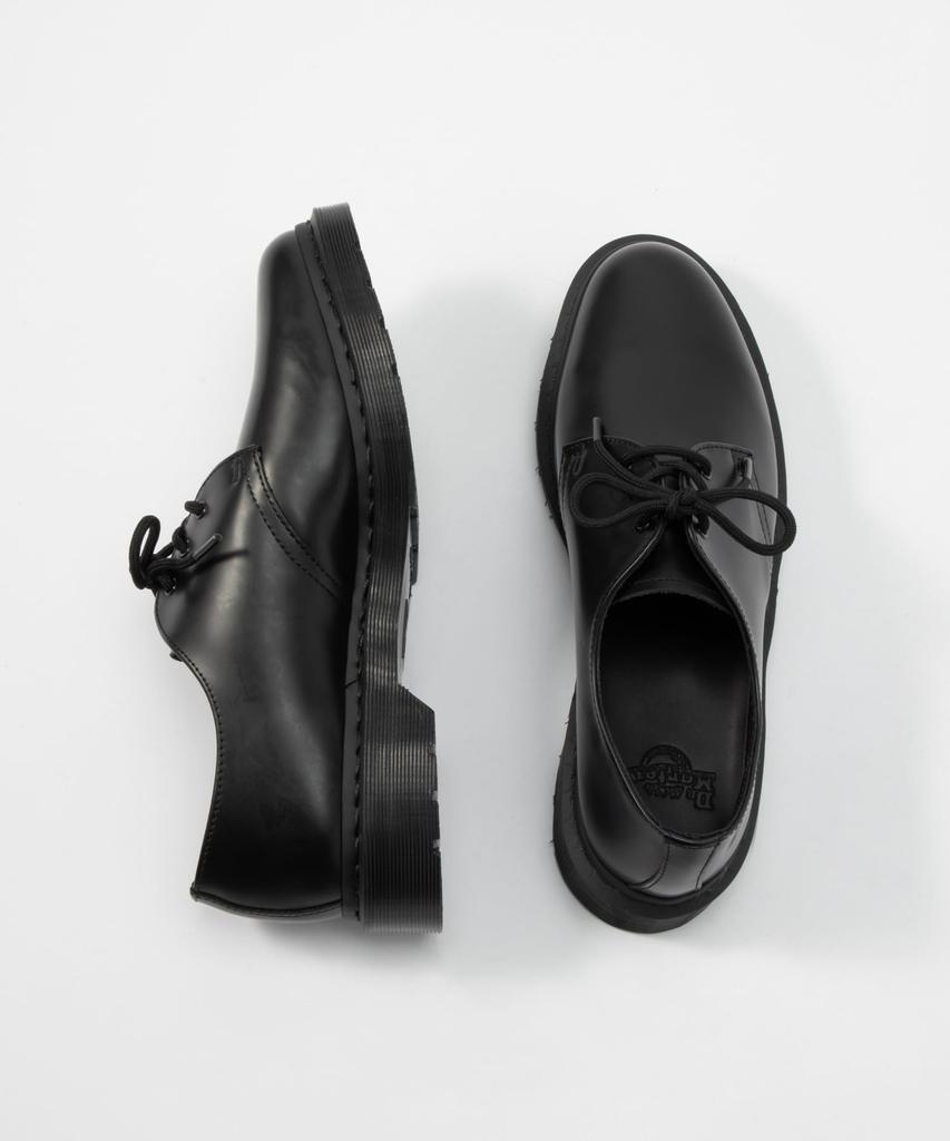 Доктор. Ботинки Dr. Martens R14345001 1461 MONO 3 люверса Черные Размер бренда 4 / Прибл.. Японский размер 23,0 см