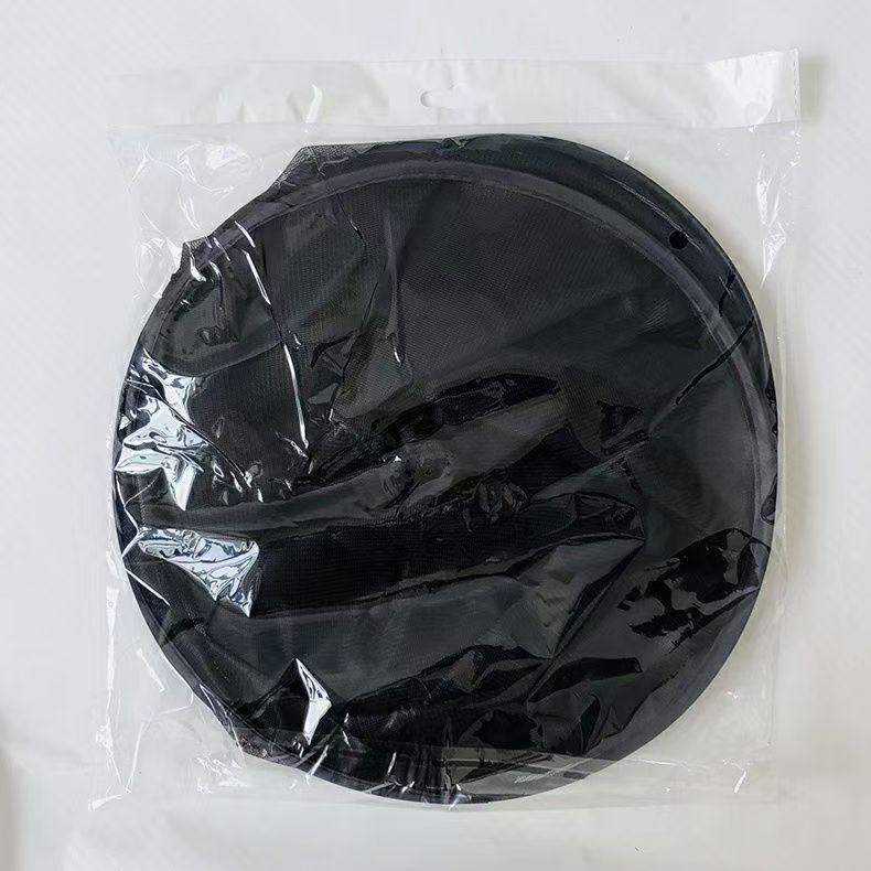 Сетчатая автомобильная солнцезащитная шторка с черными присосками, 100x50 см - Защита от УФ-лучей и теплоизоляция для заднего стекла