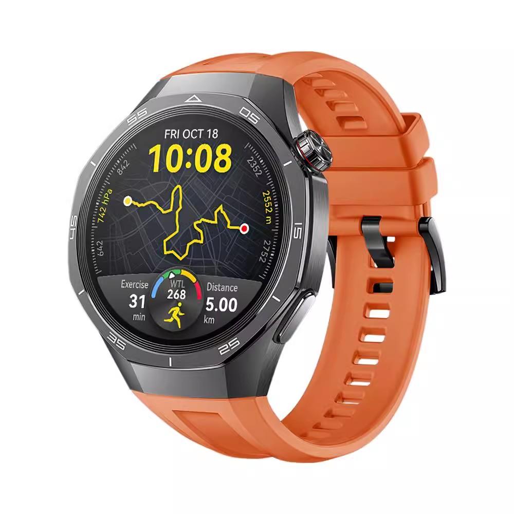 Силиконовый ремешок для Huawei Watch GT 6 Pro 46 мм Спортивный ремешок 22 мм Ремешок для часов Huawei Watch 5 4 3 GT6 GT5 GT5Pro GT4 GT3 Браслет