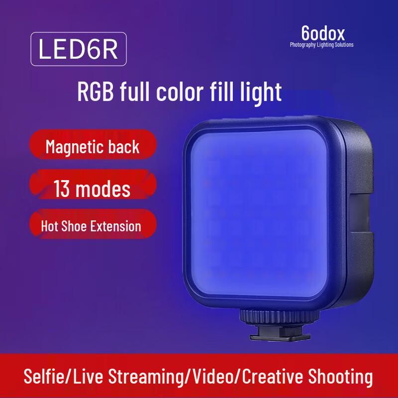 Godox LED6Bi Портативный RGB заполняющий свет