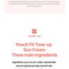 Realbarrier - Peach Fit Tone-Up Sun Cream