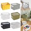 Cotton Linen Cosmetic Book Organizer Storage Basket Underwear Storage Box Desktop Storage Box