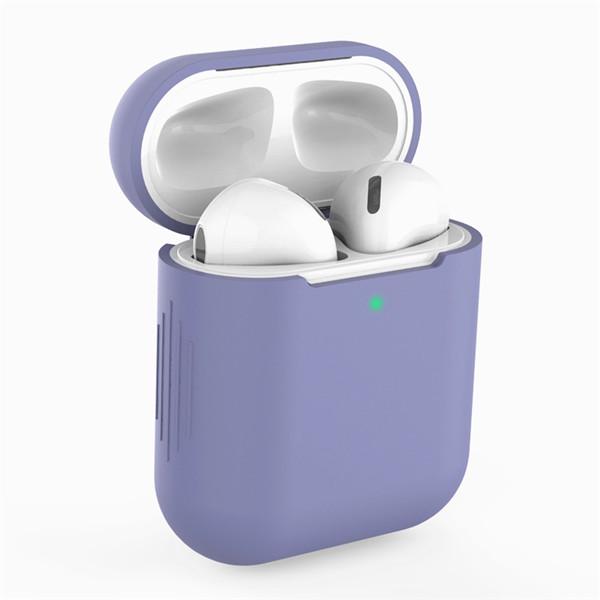Силиконовый защитный чехол для наушников Airpods, универсальный чехол с защитой от падения 1, 2 поколения